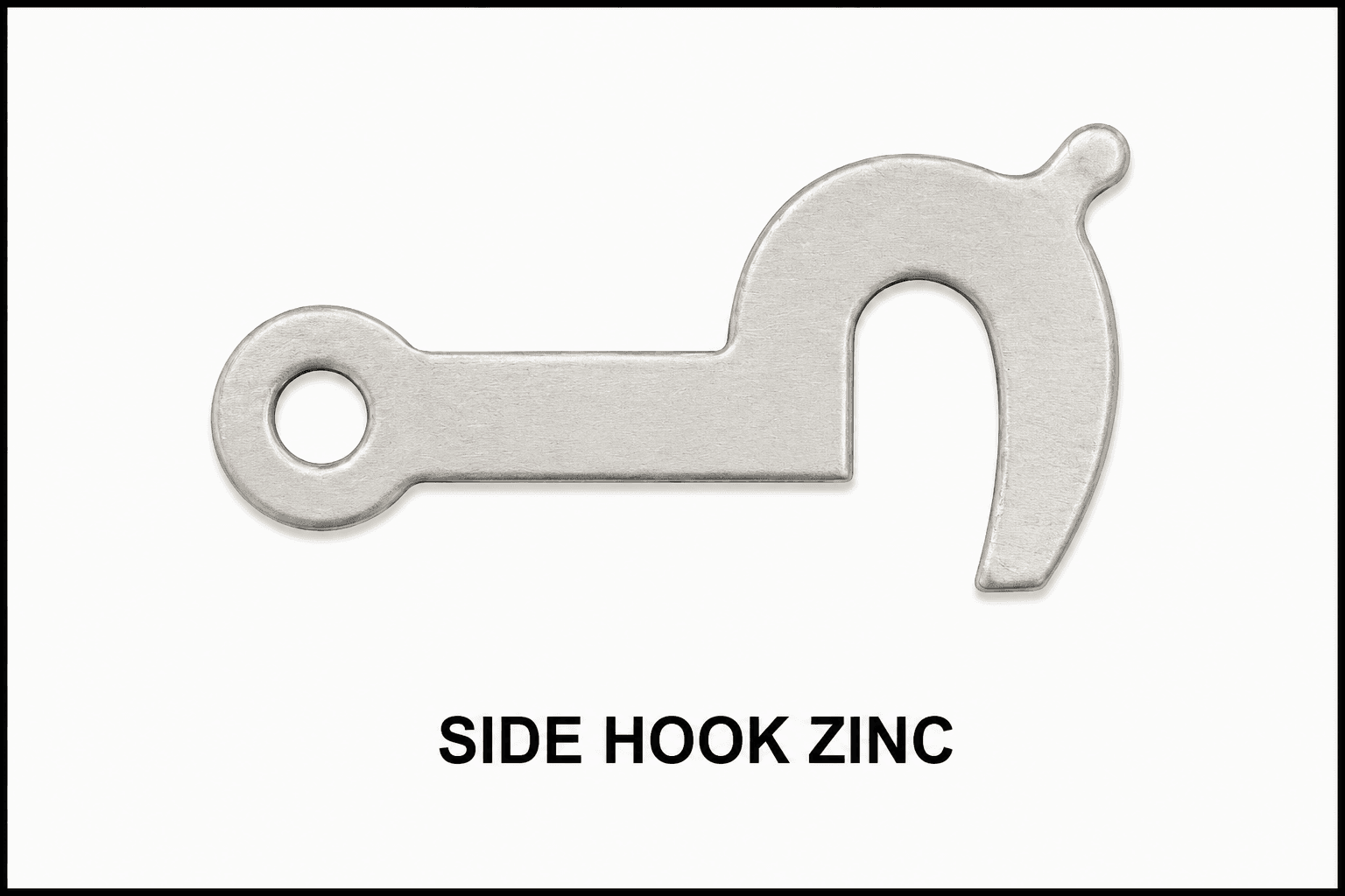 Side Hook Zinc — Sheet Metal